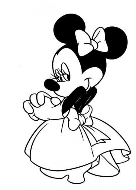 Minnie kolorowanki